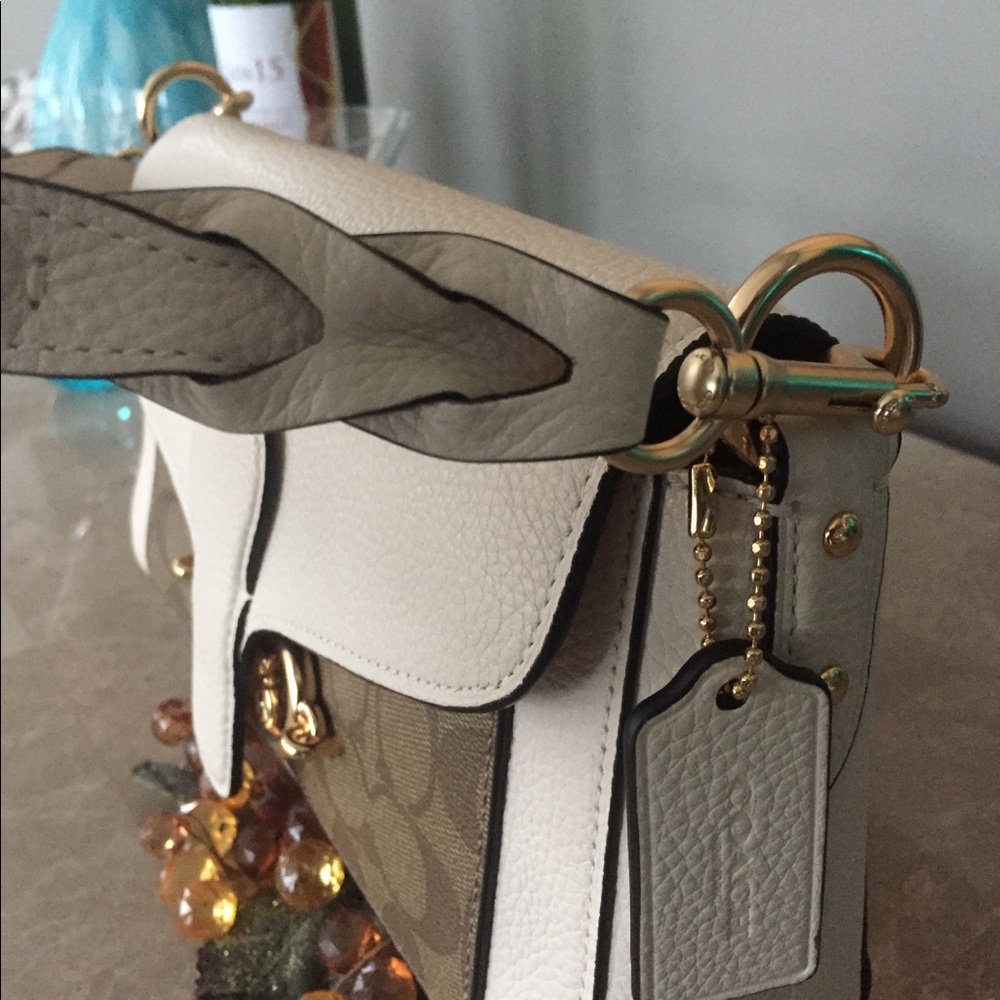 Coach signature leather bag - Off-white - Picture 4 of 6